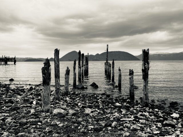 旅館目の前にあるあの有名な『朽ちた桟橋』を含め洞爺湖の散策！